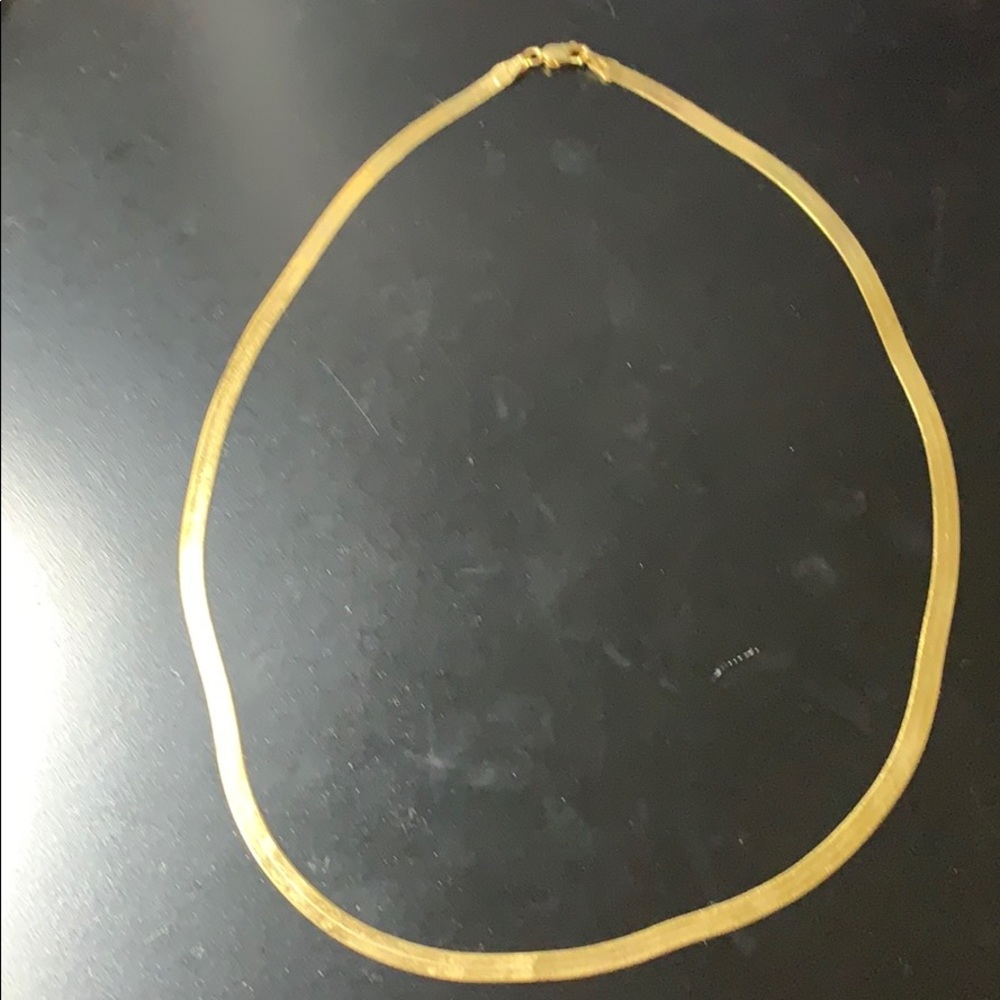Italian yellow gold necklace